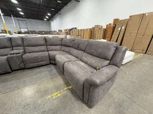 Carlin Fabric Power Sectional