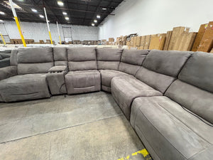 Carlin Fabric Power Sectional