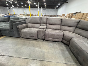 Carlin Fabric Power Sectional