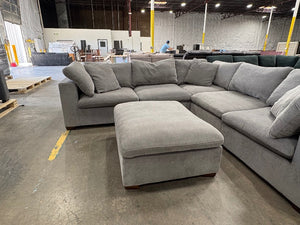 Lowell 6-Piece Modular Sectional — Dark Gray