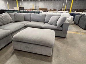 Lowell 6-Piece Modular Sectional — Dark Gray