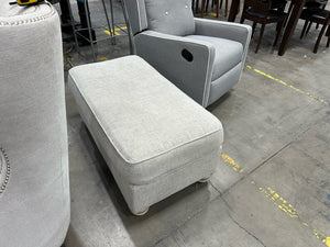 Upholstered Ottoman with Plush Cushion
