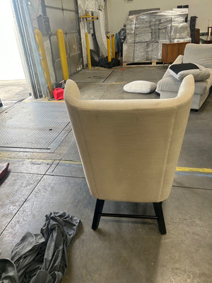 West Elm Cream Accent Chair
