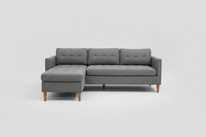 Dark Gray Reversible Chaise MCM Sofa