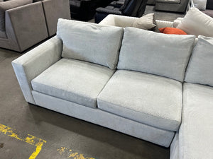 Crate & Barrel Axis II Chaise Sectional (Douglas Ice)