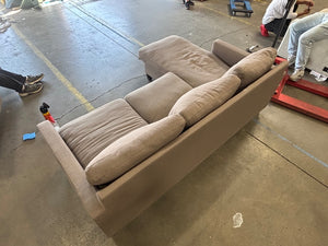 World Market Taupe Reversible Chaise Sectional