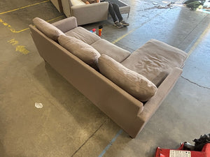 World Market Taupe Reversible Chaise Sectional
