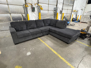 Ashley Dark Gray Chaise Sectional