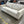 Pottery Barn White Linen Buchanan Sleeper Sofa