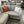 West Elm 3-Pc Gray Velvet Henry Sectional