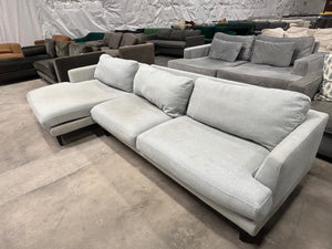 Light Gray Chaise Sectional