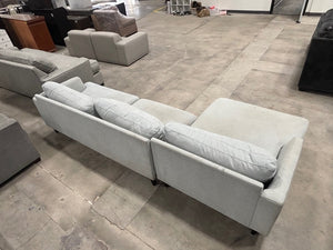 Light Gray Chaise Sectional