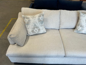 Deep Lounge 90” Cream Sofa