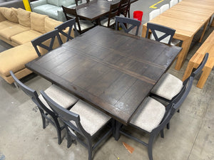 Tristan Two-Tone 9-Piece Dining Set