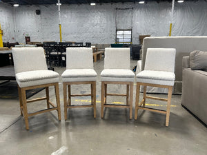 Rylee Fabric Counter Stools (Set of 4)