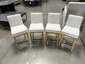 Rylee Fabric Counter Stools (Set of 4)
