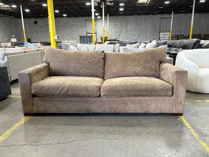 Crate and Barrel Axis Sofa 88” (Brown)