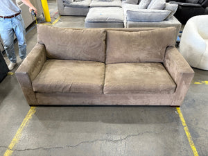 Crate and Barrel Axis Sofa 88” (Brown)