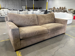 Crate and Barrel Axis Sofa 88” (Brown)