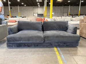 West Elm Haven Sofa (Slate Velvet)