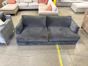 West Elm Haven Sofa (Slate Velvet)