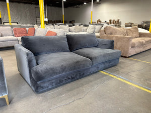 West Elm Haven Sofa (Slate Velvet)