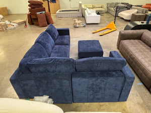 Lovesac - Sapphire Navy Corded Velvet (5 base/ 7 side)