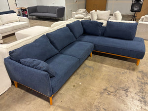 Macy Jolene Navy Sectional
