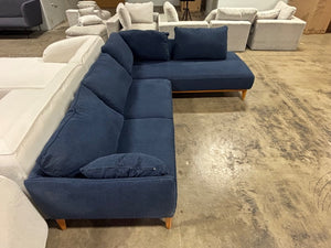 Macy Jolene Navy Sectional