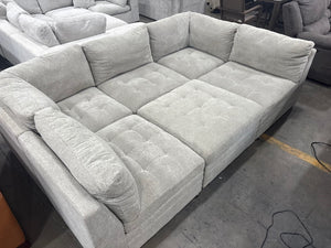 Thomasville Tisdale 6-Piece Fabric Sectional (Beige)