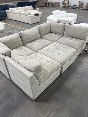 Thomasville Tisdale 6-Piece Fabric Sectional (Beige)
