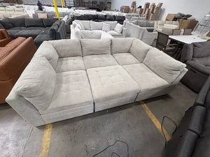 Thomasville Tisdale 6-Piece Fabric Sectional (Beige)