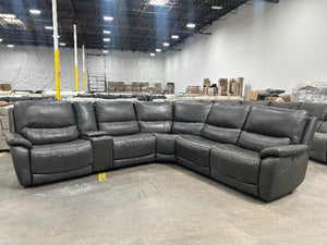 Gilman Creek Wylder Leather Power Reclining Sectional