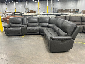 Gilman Creek Wylder Leather Power Reclining Sectional