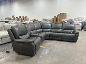 Gilman Creek Wylder Leather Power Reclining Sectional