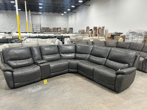 Gilman Creek Wylder Leather Power Reclining Sectional