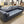 Article Sven 88” Tufted Leather Sofa (Oxford Blue)