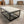 Beige Tufted Ottoman