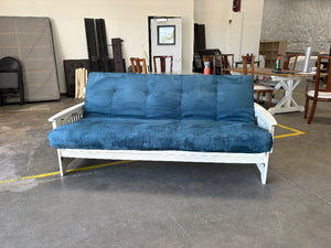 Kodiak Furniture Futon Blue Velvet