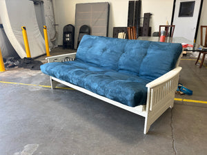 Kodiak Furniture Futon Blue Velvet