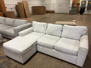 Off White Reverse Chaise Sectional
