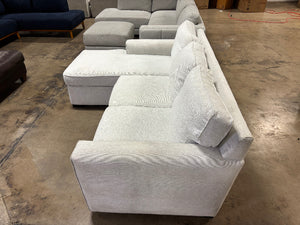 Off White Reverse Chaise Sectional