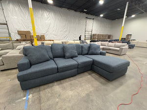 Navy Blue Furniture Row Sectional