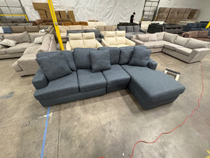 Navy Blue Furniture Row Sectional