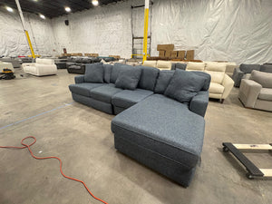 Navy Blue Furniture Row Sectional
