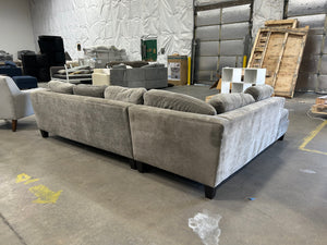 Jonathan Louis Gray L-Shaped Chaise Sectional