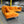 Burnt Orange Velvet MCM Chaise Sectional