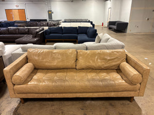 Joybird Briar Leather MCM Sofa