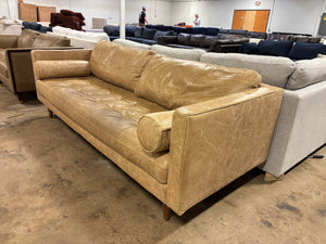 Joybird Briar Leather MCM Sofa
