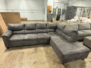 Suede Sectional